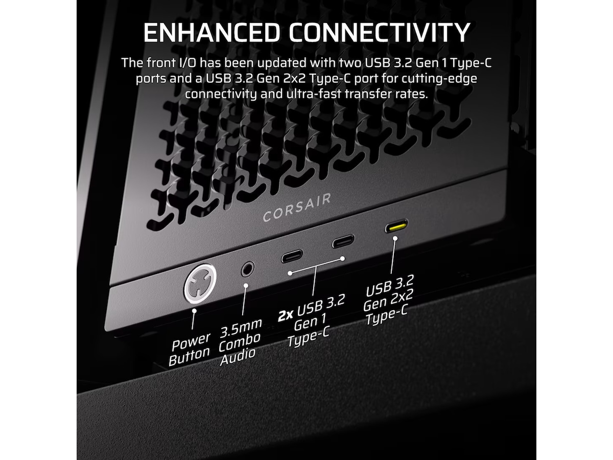 Corsair Frame 4000D LCD RS Performance midi torn (svart) Midi tower