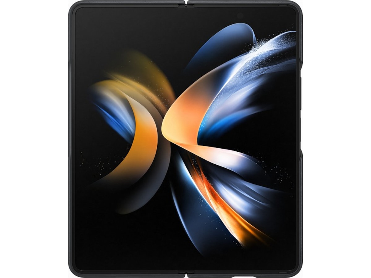 Samsung Galaxy Z Fold4 Leather Skal (svart) Mobilskal