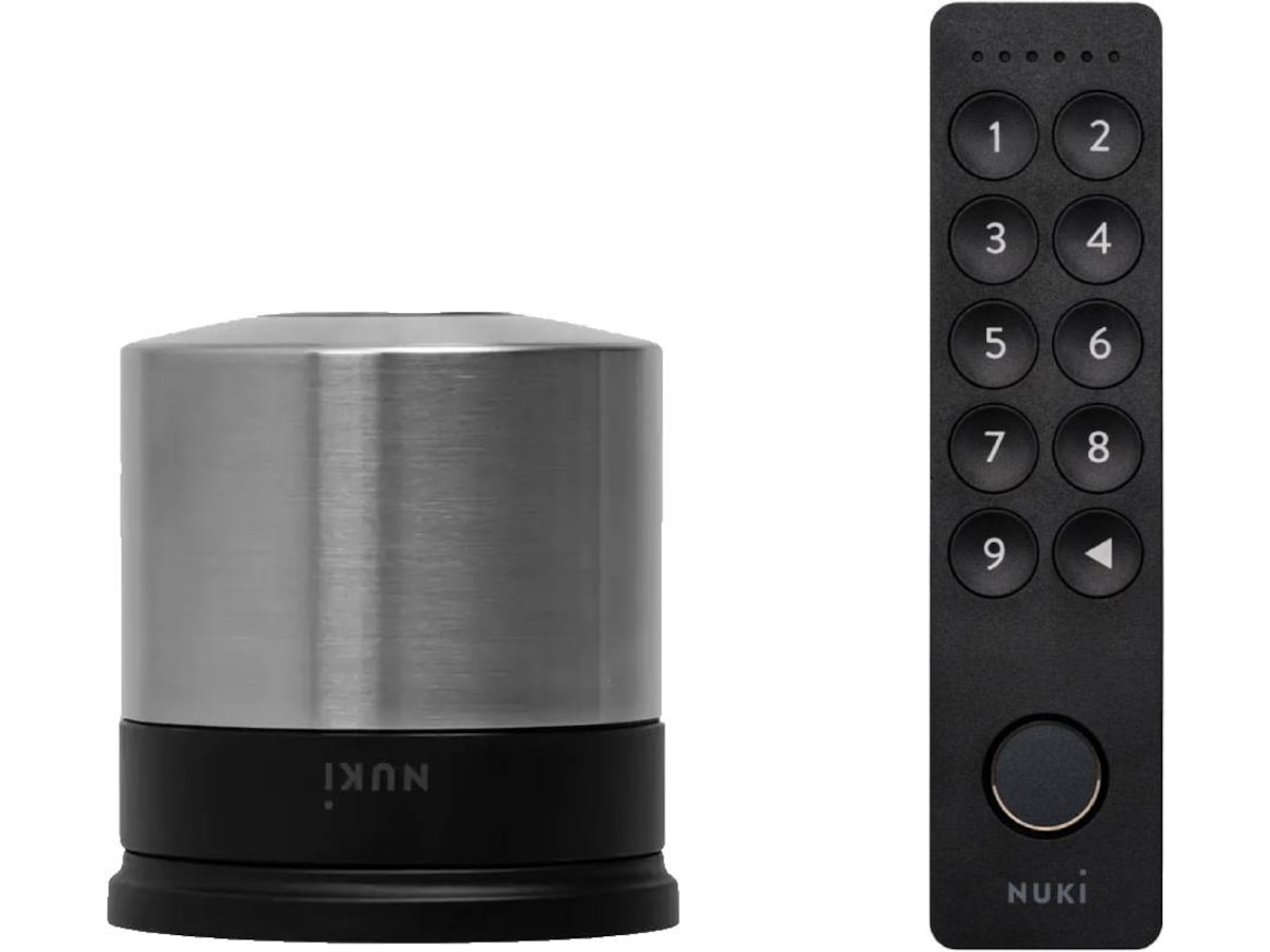 Nuki Smart Lock Ultra Smart dörrlås + Nuki Keypad 2 Elektroniskt dörrlås