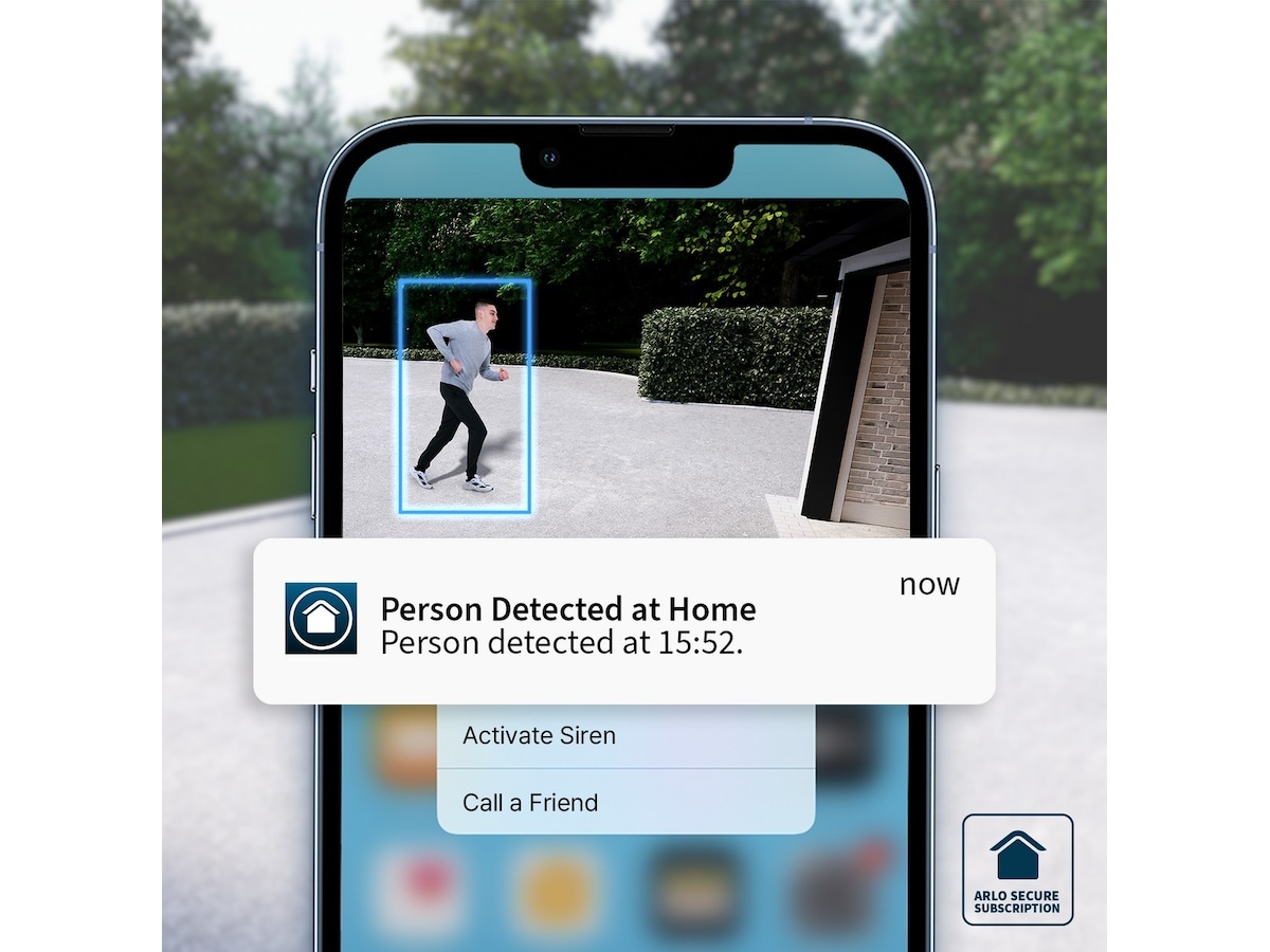Arlo Essential 2 2K övervakningskamera 2-pack Övervakningskamera