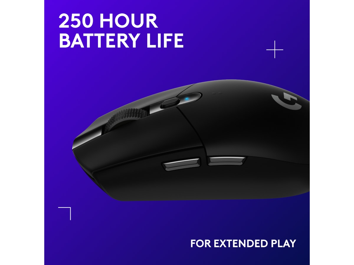 Logitech G305 Lightspeed Trådlös Gamingmus (svart) Gamingmus