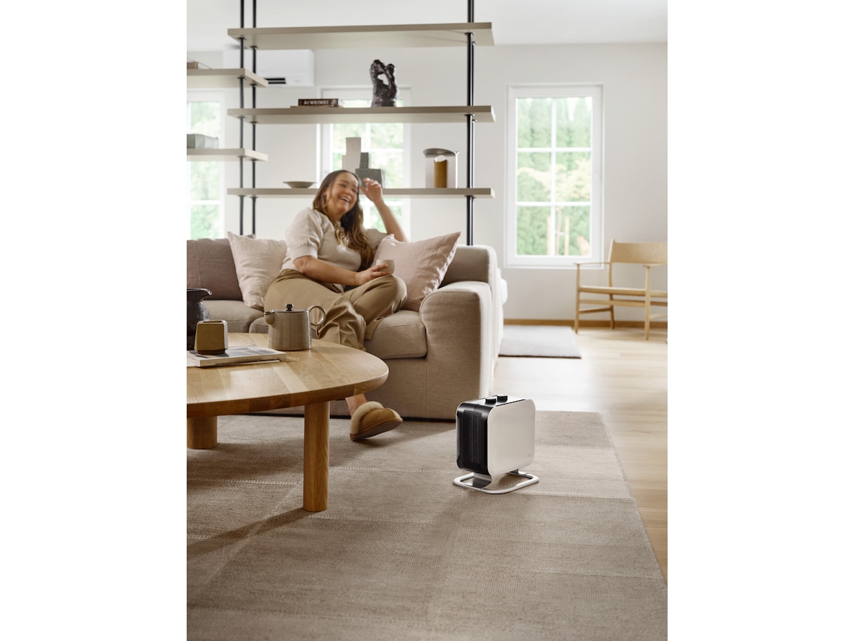 Mill Compact fläktugn 1800W med fot (vit) Fläktar och varmluftsugnar