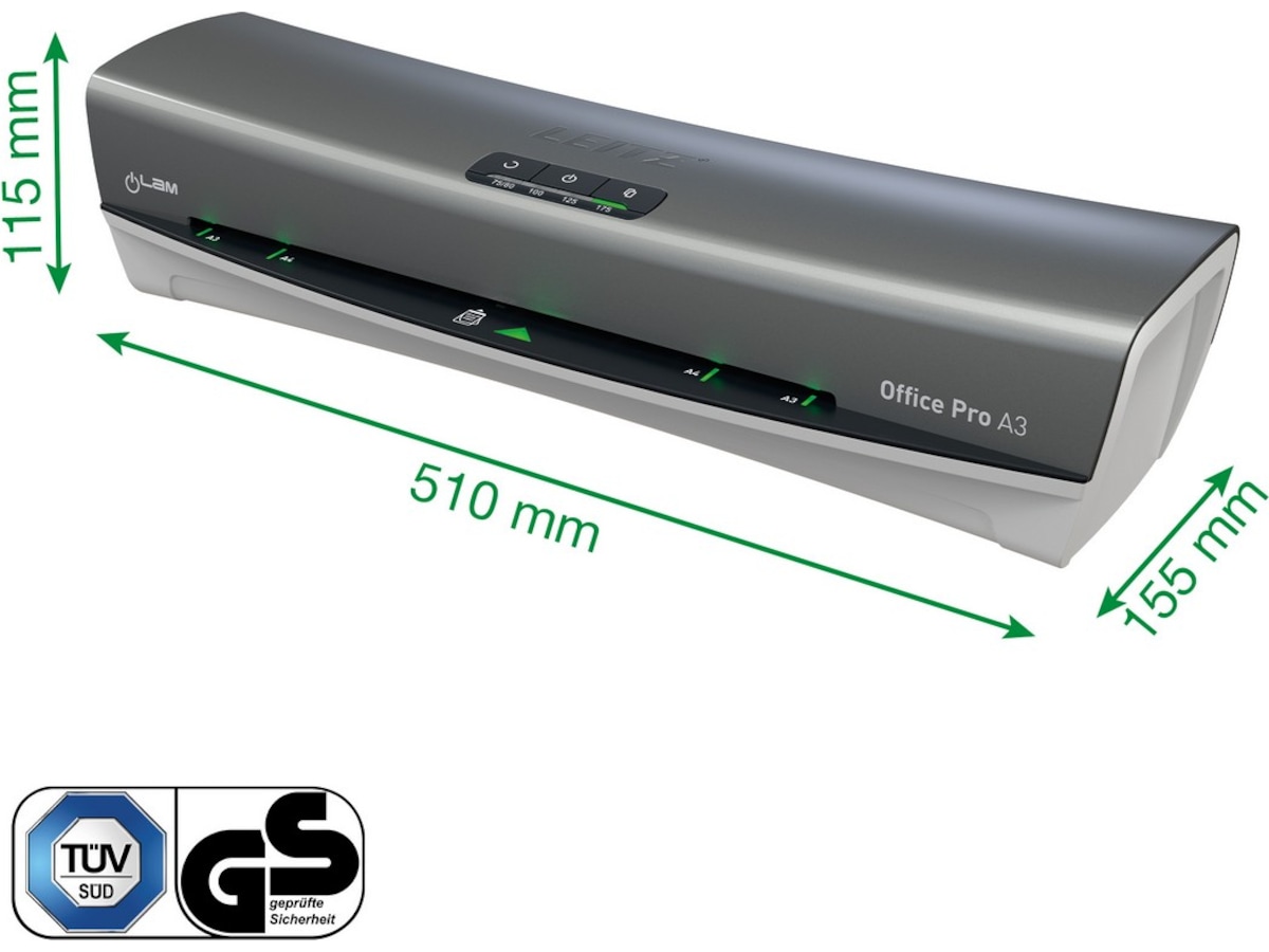 Leitz iLAM Office Pro lamineringsmaskin A3 Laminatorer