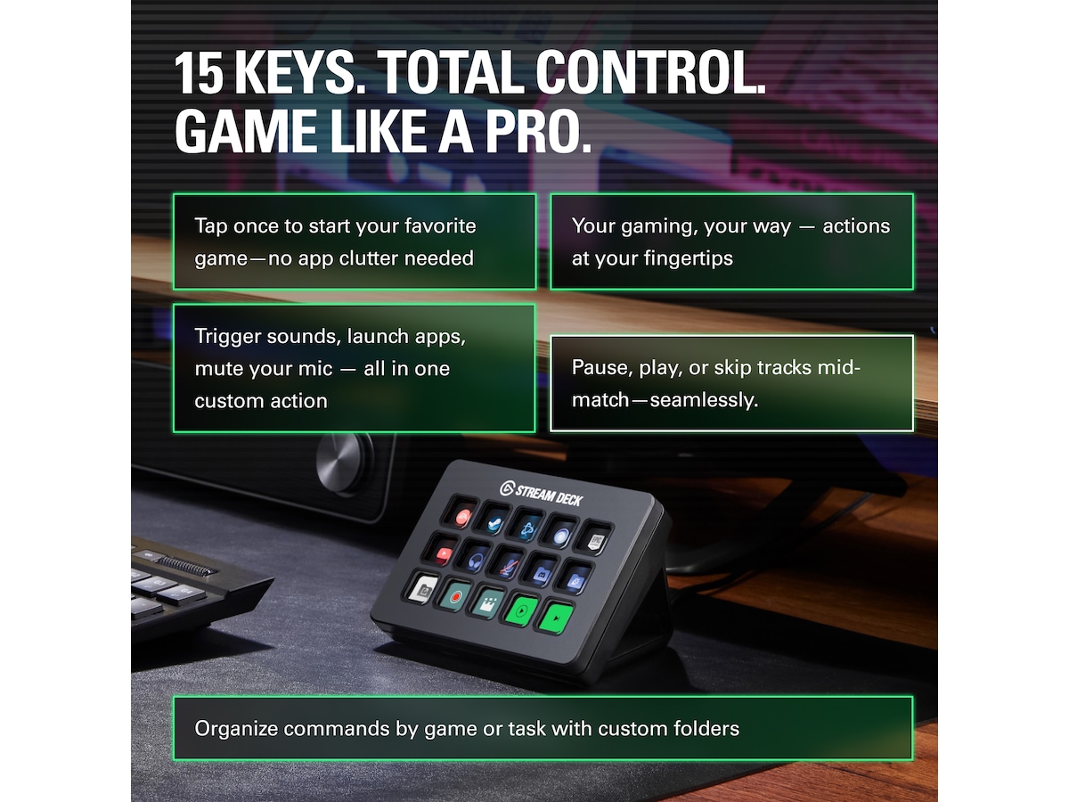 Elgato Stream Deck MK.2 Streaming tillbehör