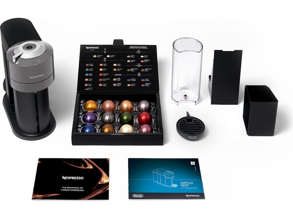 NESPRESSO Vertuo Next från DeLonghi® kapselmaskin (grå) -B-Grade Demo hem & hushåll