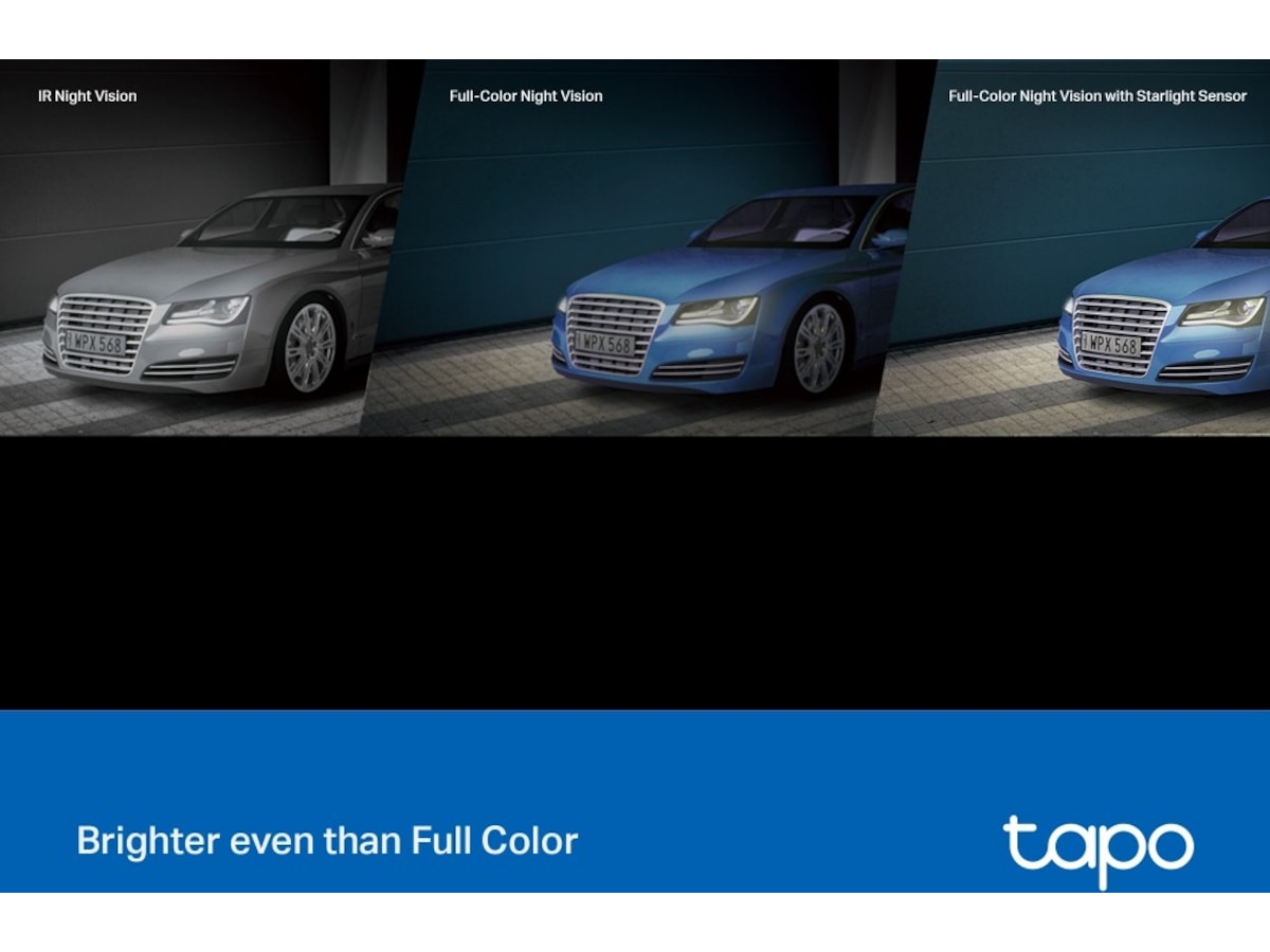 TP-Link Tapo C320WS 2K WiFi Camera Outdoor (vit) Övervakningskamera