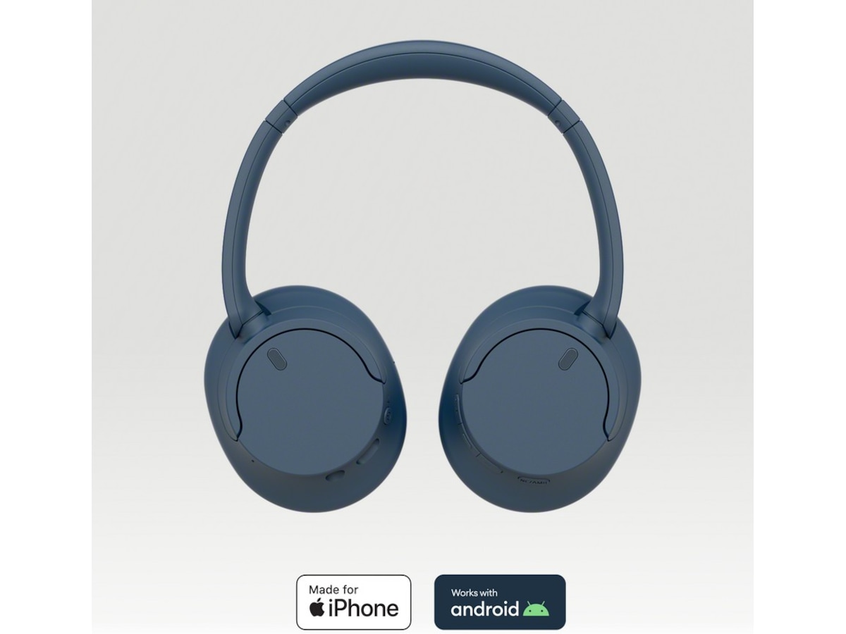 Sony WH-CH720N trådlösa brusreducerande hörlurar, Over-Ear (blå) Hörlurar