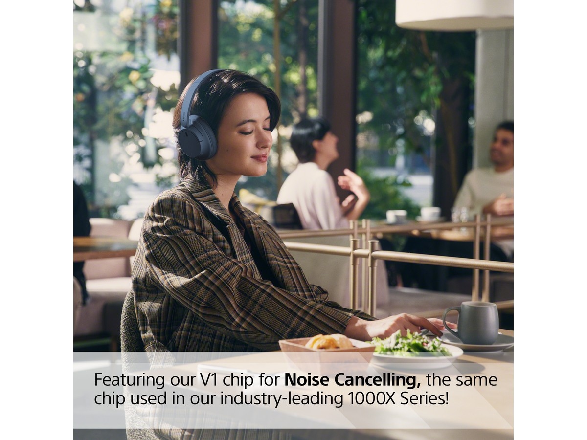 Sony WH-CH720N trådlösa brusreducerande hörlurar, Over-Ear (blå) Hörlurar