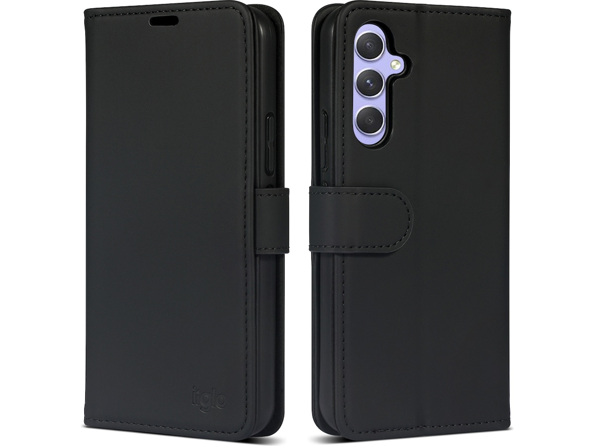 iiglo Galaxy A54 5G Plånboksfodral (svart) Mobilskal