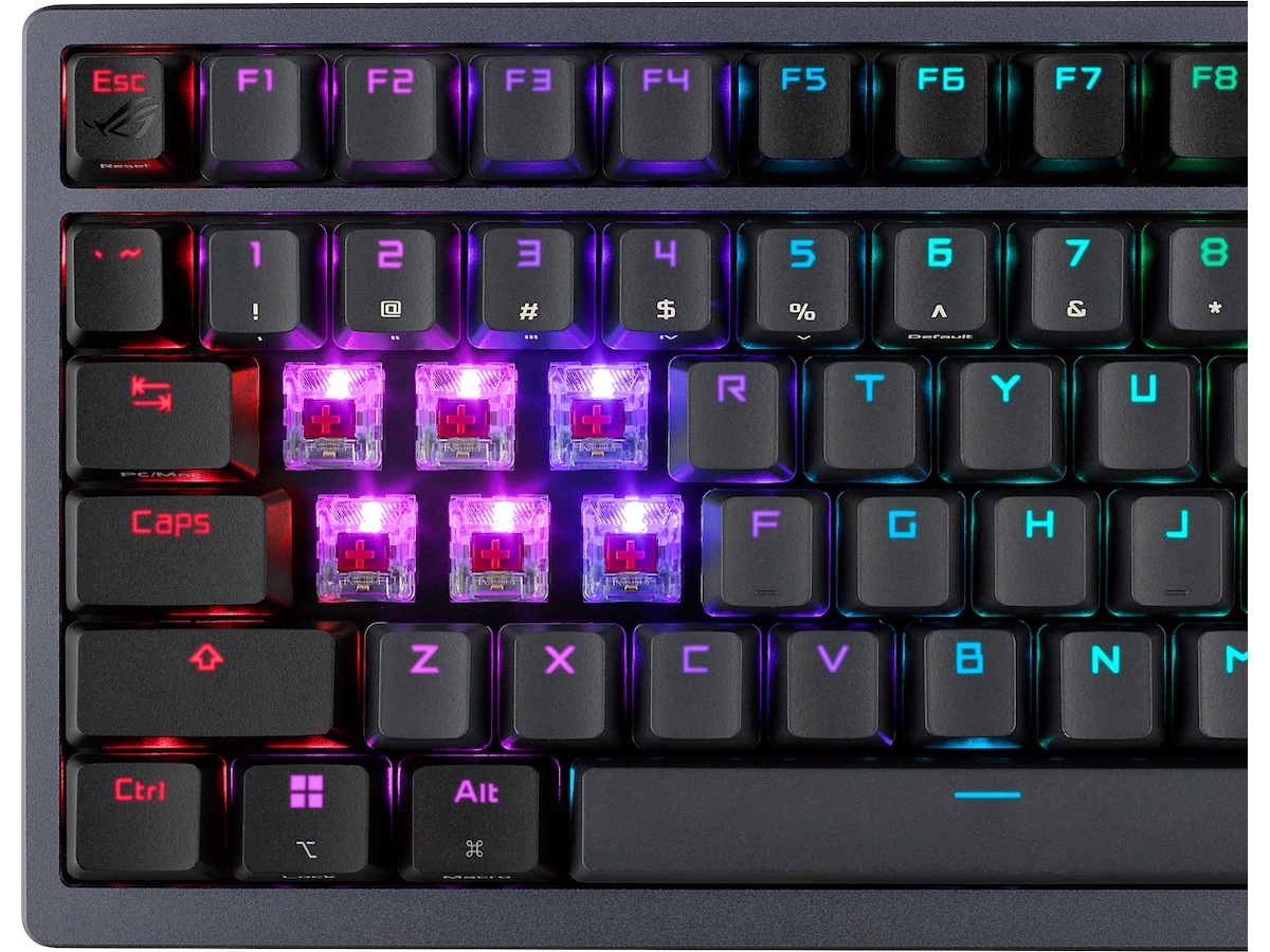ASUS ROG Azoth Trådlöst DIY Gamingtangentbord (svart) Gamingtangentbord