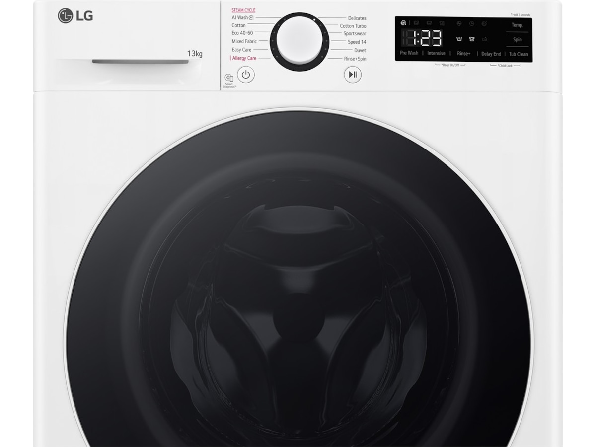 LG 13KG tvättmaskin F4Y5LYP0W Tvättmaskin