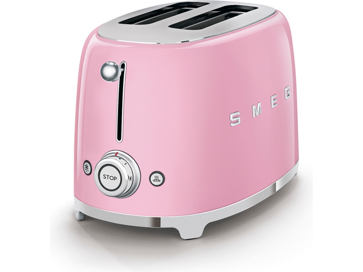 Smeg TSF01PKEU Brödrost för 2 skivor (rosa) Brödrostar