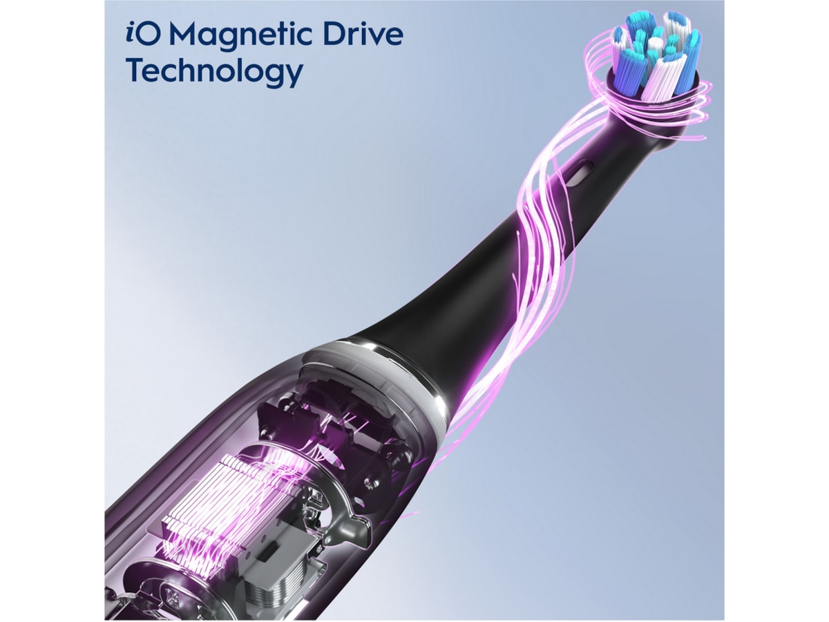 Oral-B iO 3 Elektriske tandborster 2pk (svart & blå) Eltandborste