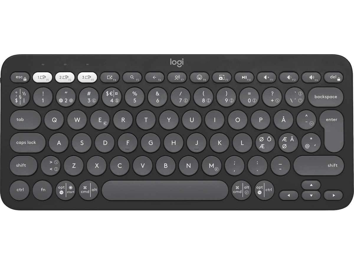 Pebble Keys 2 K380s (svart) Tangentbord