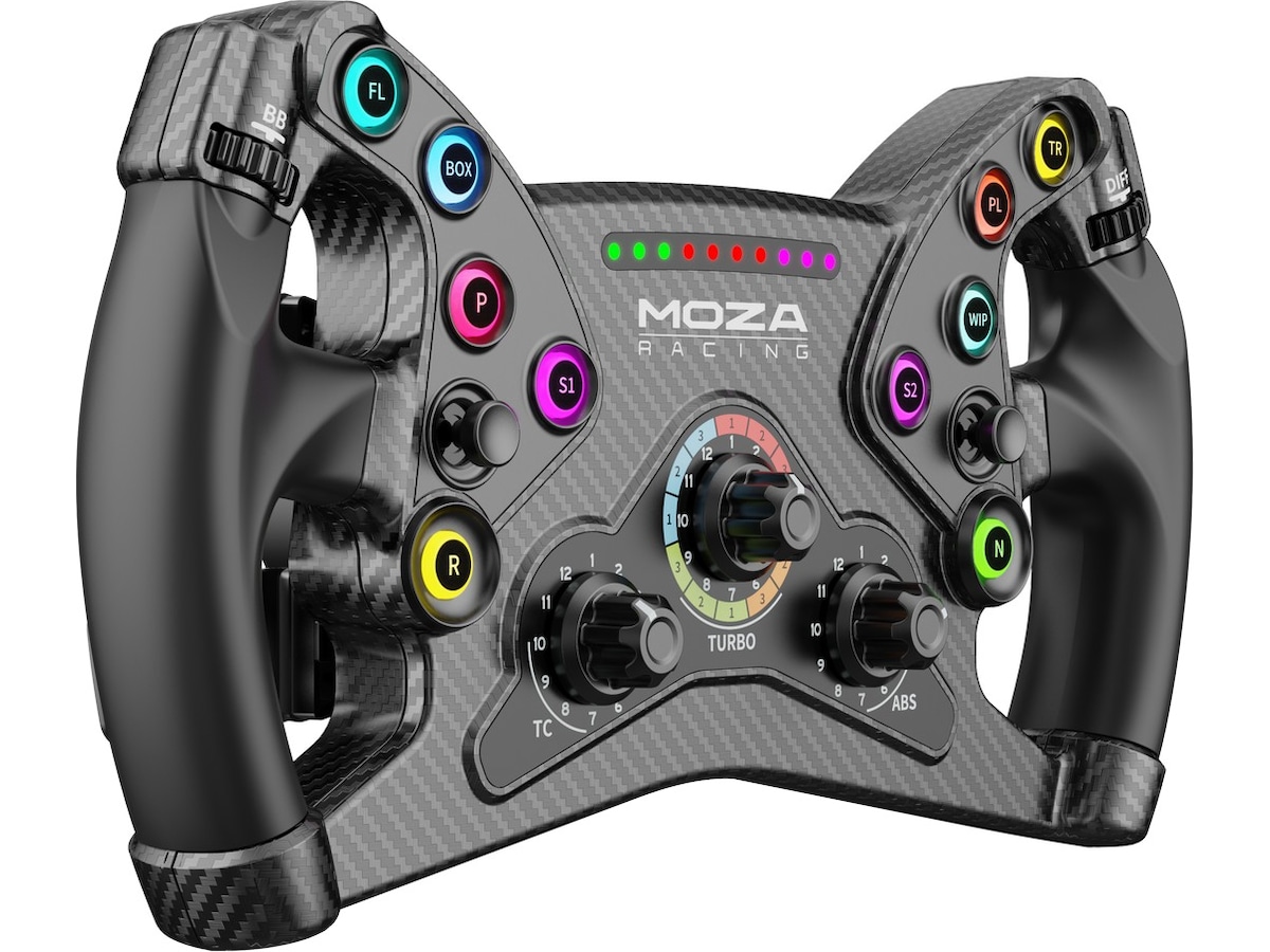 Moza Racing KS Formula Rat Ratt och pedaler