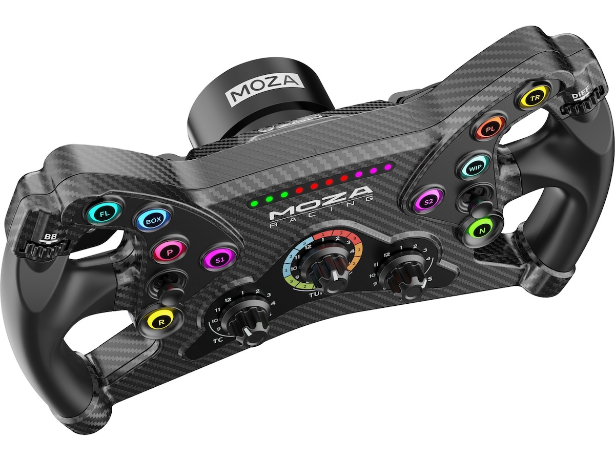 Moza Racing KS Formula Rat Ratt och pedaler