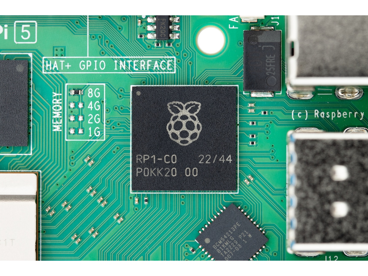 Raspberry Pi 5 Model B, 4GB RAM Integrerad CPU