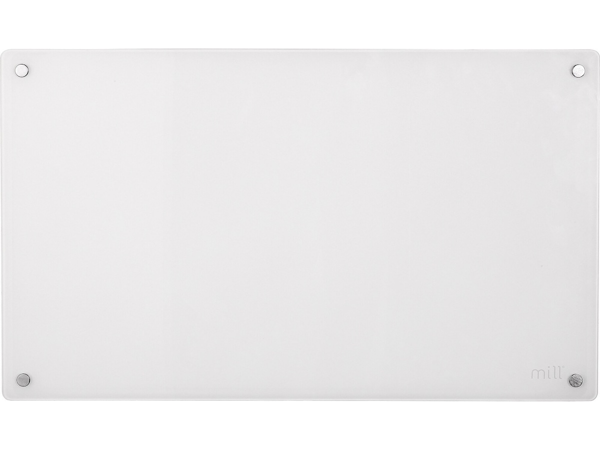 Mill Glas Panelelement 700W (vit) 2-pack Panelelement