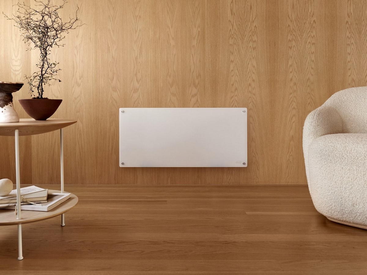 Mill Glass WiFi Gen 3 panelradiator 1000W (vit) 2-pack Panelelement