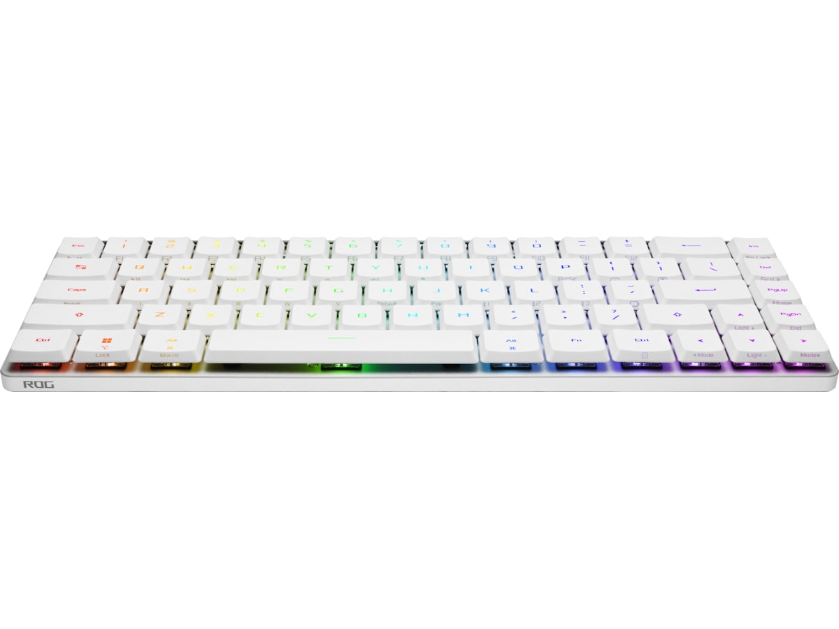 ASUS ROG Falchion RX Low Profile Optical trådlöst gamingtangentbord(vit) Gamingtangentbord