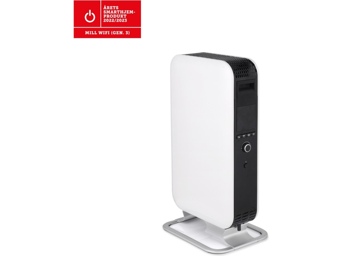 Mill Gentle Air WiFi oljeugn 1500W (vit) Fristående element