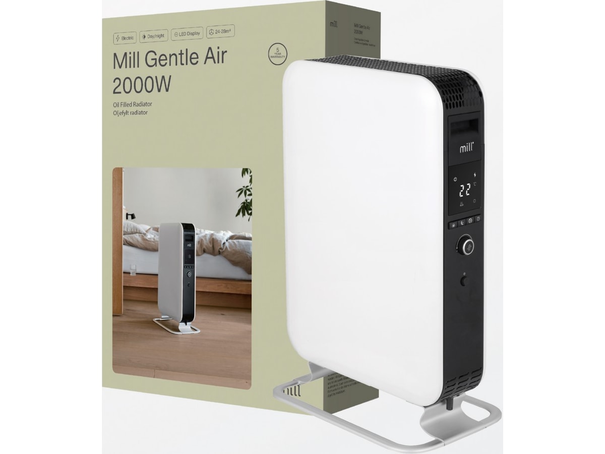 Mill Gentle Air oljeugn 2000w Fristående element