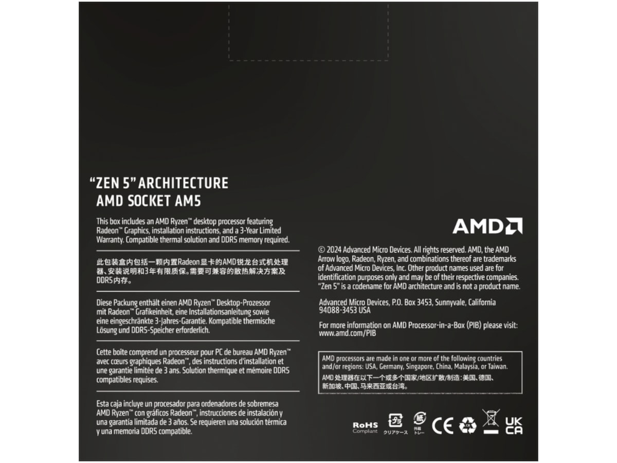 AMD Ryzen 5 9600X CPU Processor