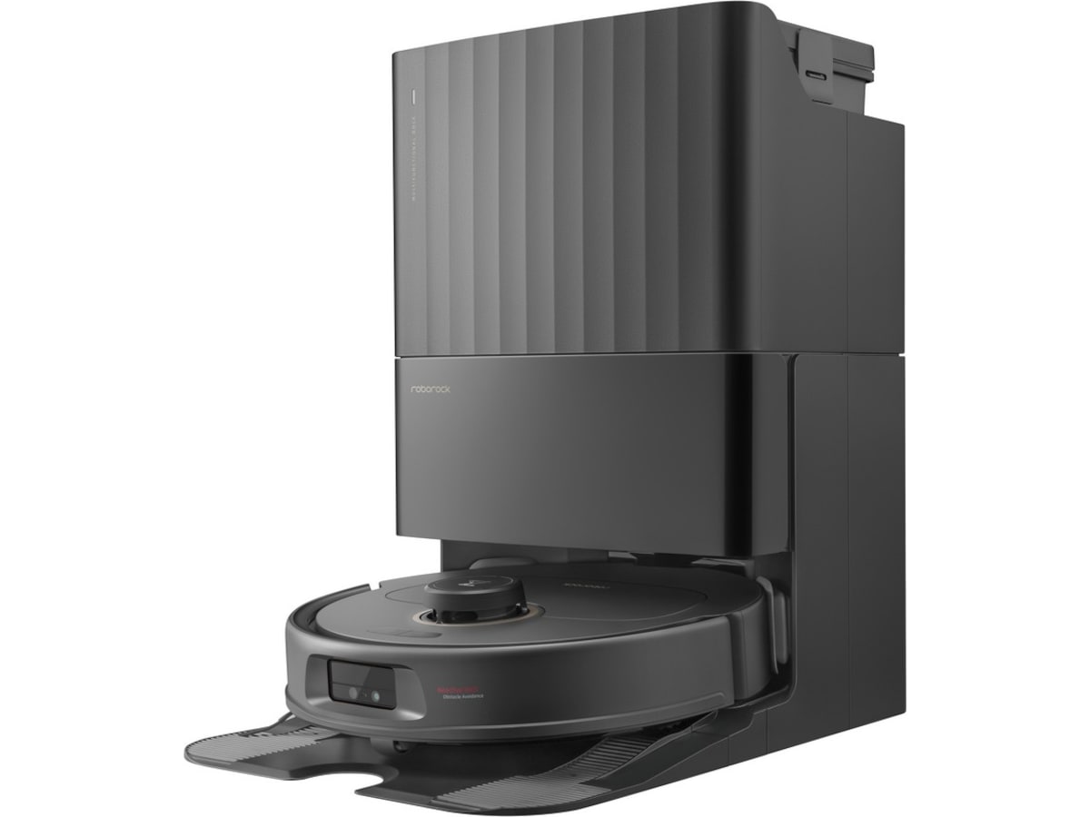 Roborock Qrevo MaxV robotdammsugare (svart) Robotdammsugare