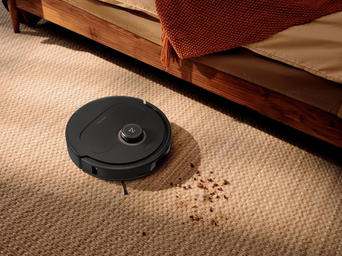 Roborock Qrevo MaxV robotdammsugare (svart) Robotdammsugare