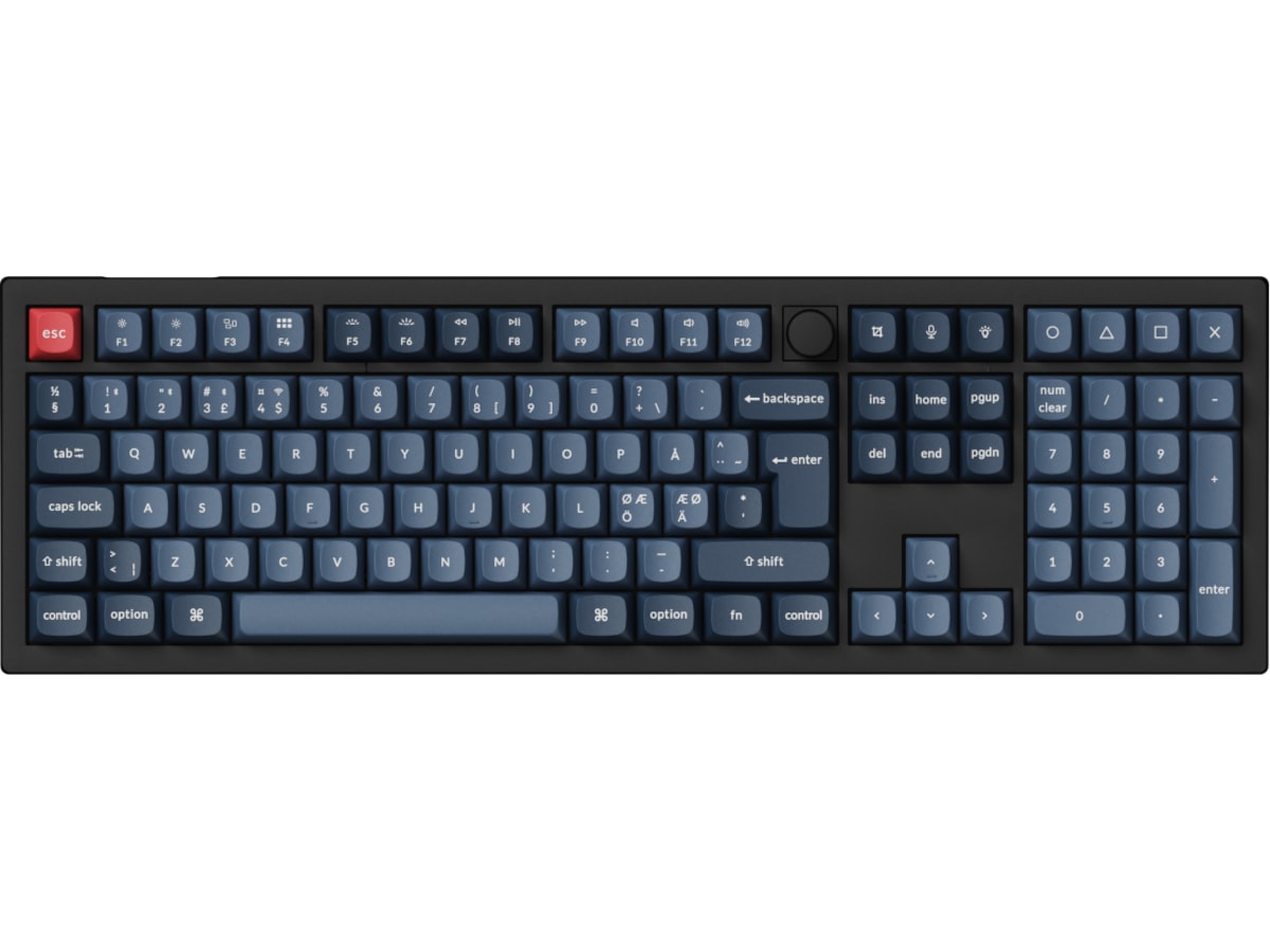 Keychron V6 MAX Gateron Jupiter Red trådlöst gamingtangentbord