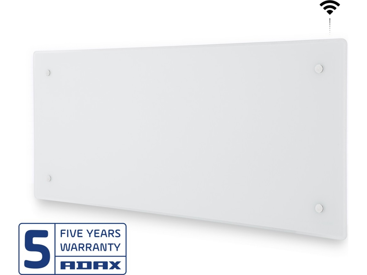 Adax Clea WiFi Glas Panelelement 1000W (vit) Panelelement