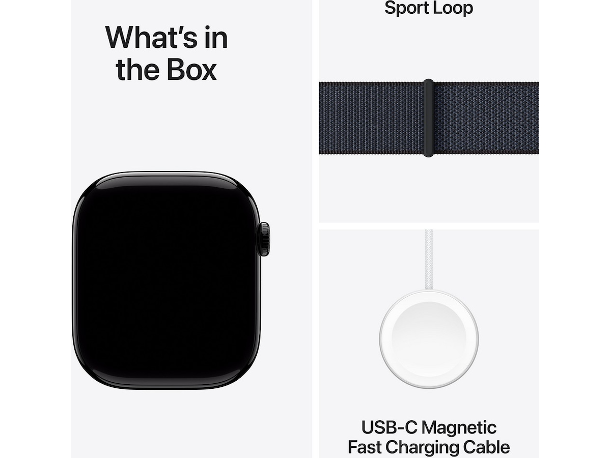 Apple Watch Series 10 46mm GPS + LTE Aluminium (gagatsvart) Smartwatches