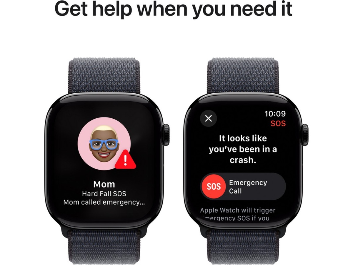 Apple Watch Series 10 46mm GPS + LTE Aluminium (gagatsvart) Smartwatches