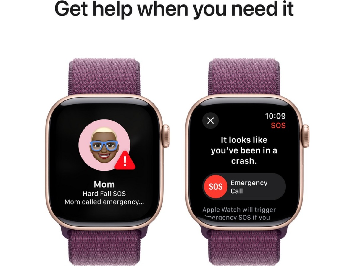 Apple Watch Series 10 GPS + LTE 42mm Aluminium (roséguld) Smartwatches