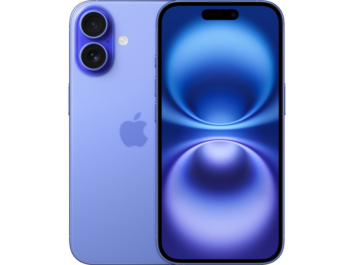 iPhone 16 128GB  (ultramarin) Mobiltelefoner