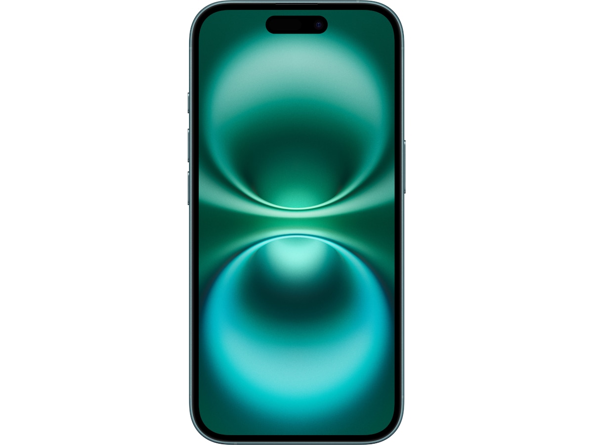 iPhone 16 128GB (blågrön) Mobiltelefoner