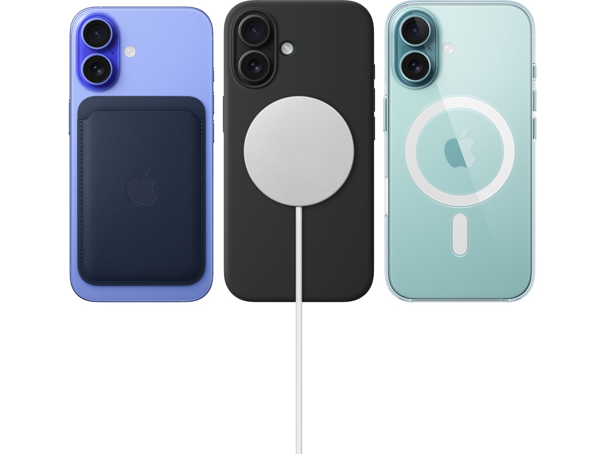 iPhone 16 128GB (blågrön) Mobiltelefoner