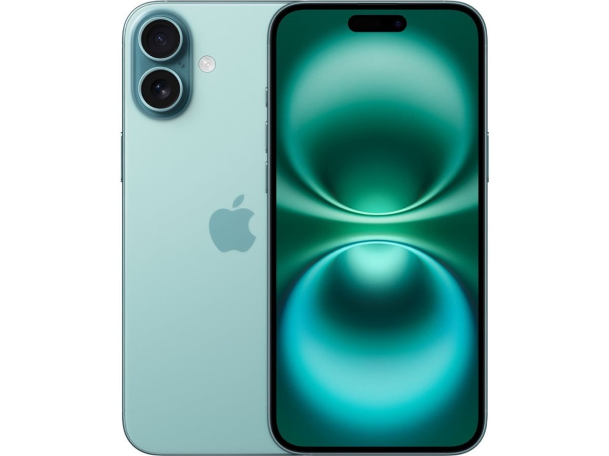 iPhone 16 Plus 128GB (blågrön) Mobiltelefoner