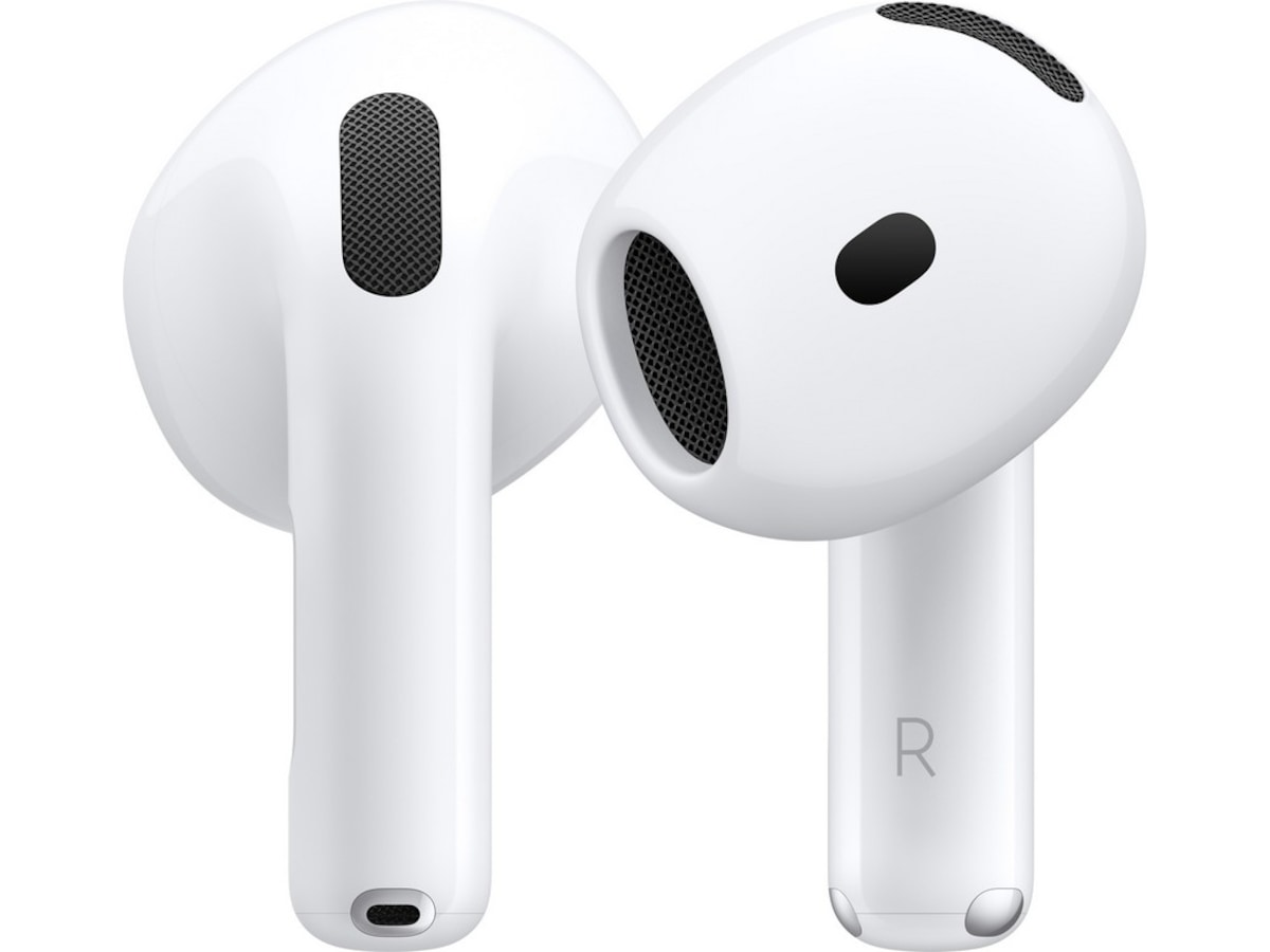 Apple AirPods 4 trådlösa hörlurar, In-ear (vit) In-ear hörlurar