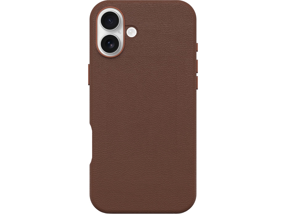 OtterBox iPhone 16 Plus Symmetry Cactus Läderfodral (brun) Mobilskal