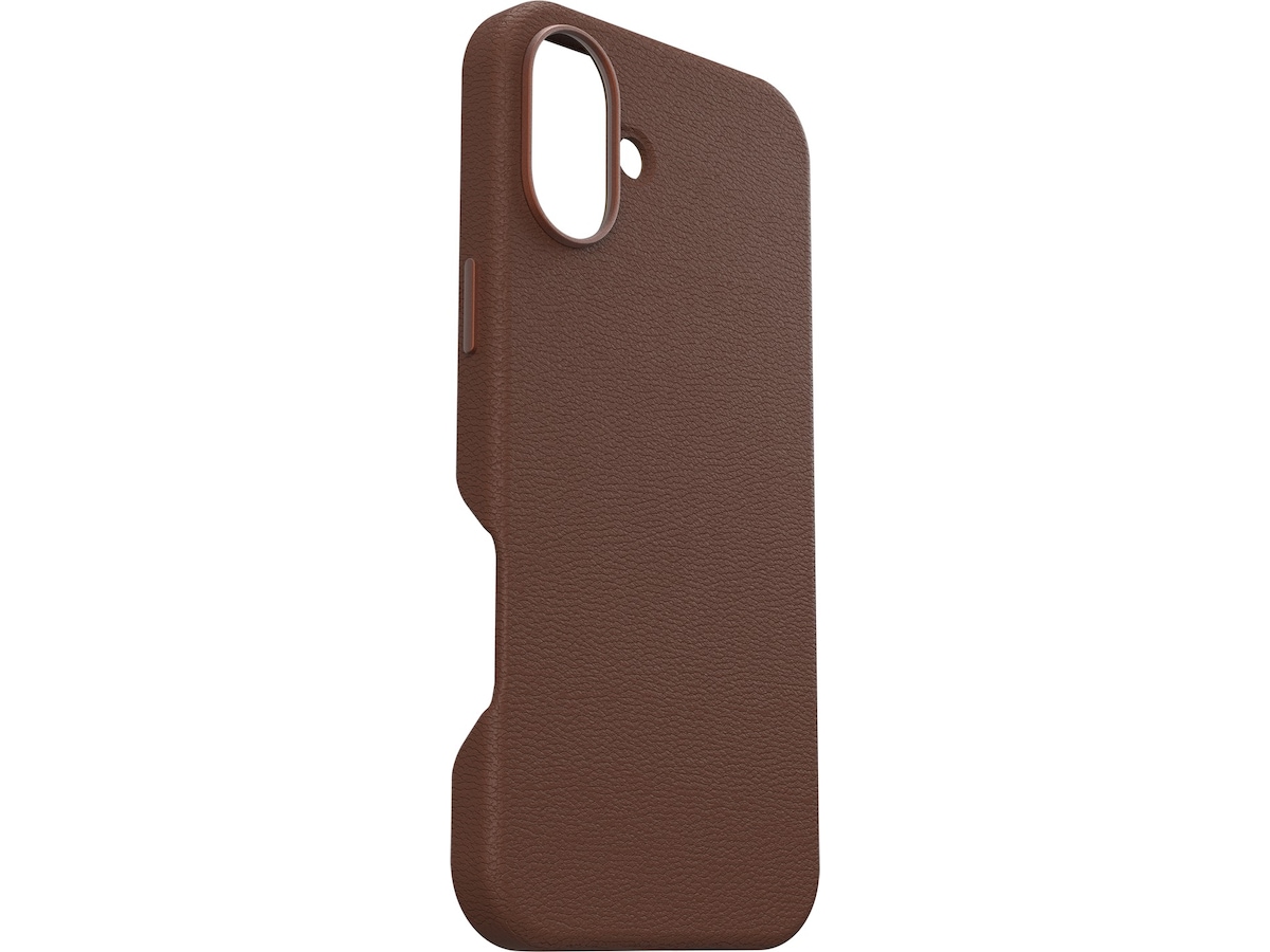 OtterBox iPhone 16 Plus Symmetry Cactus Läderfodral (brun) Mobilskal