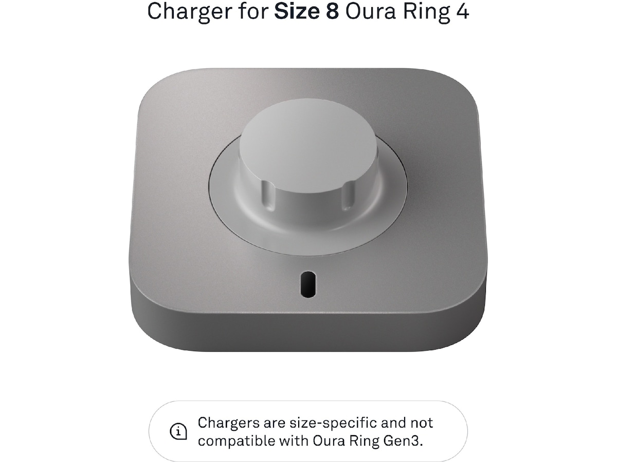 Oura Ring 4 Trådlös laddare str. 8 Smart ring
