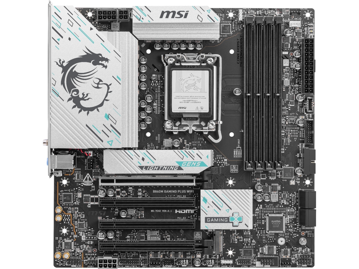 MSI B860M GAMING PLUS WIFI Moderkort Intel Socket