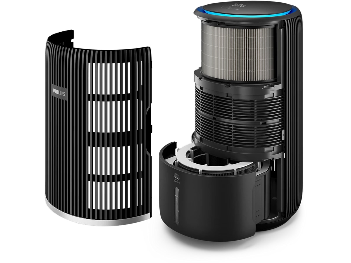 Philips PureProtect Water 3400 Smart 2-i-1-luftrenare och luftfuktare Luftrenare