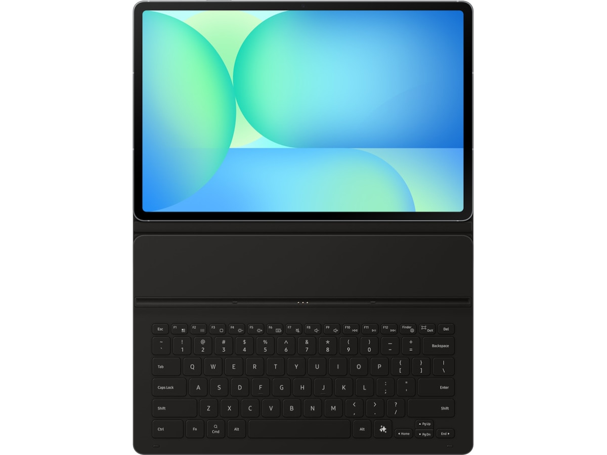 Samsung Galaxy Tab S10 FE+ Book Cover Keyboard Slim (svart) Tangentbord och pennor