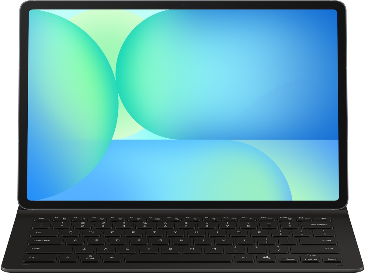 Samsung Galaxy Tab S10 FE+ Book Cover Keyboard Slim (svart) Tangentbord och pennor