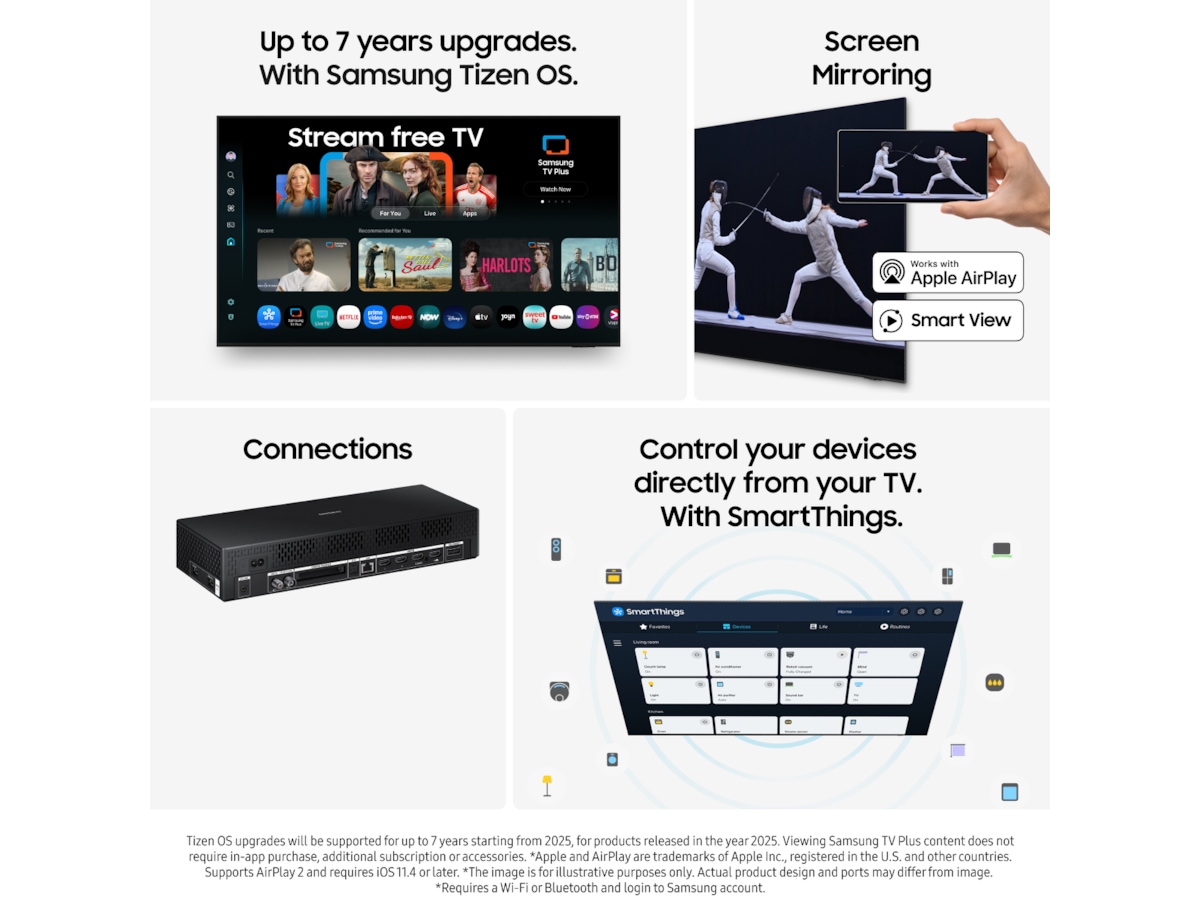 Samsung 55" The Frame LS03FA QLED 4K smart-TV (2025) 50 - 59 tums TV