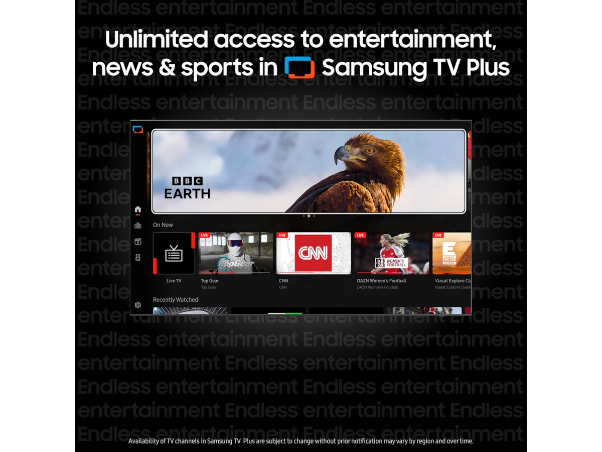 Samsung 85" U7005F UHD 4K smart-TV (2025) Över 80 tums TV
