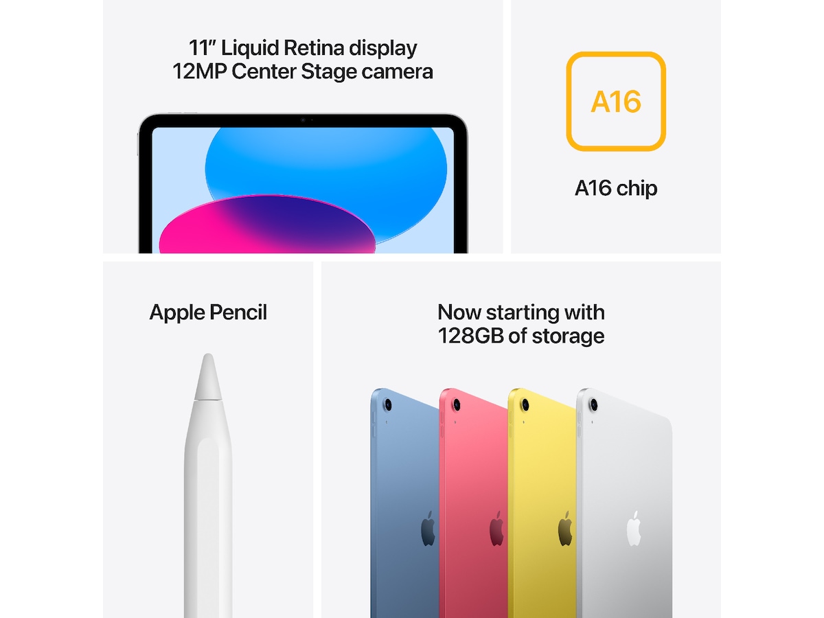 iPad 11" (2025) 512GB WiFi (blå) Surfplattor