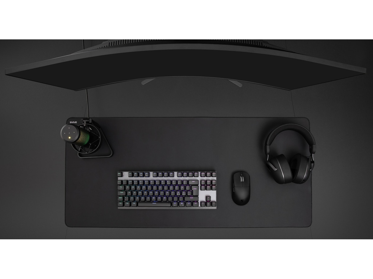 Svive Flow Gaming Musemåtte Performance XL (sort) Gamingmusmatta